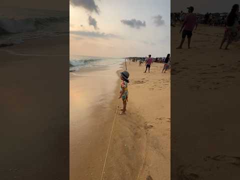 Beach and waves ❤️ #beach #poovar