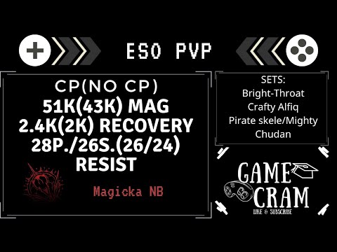 ESO Rapid Fire Magicka NightBladePVP(Greymoor)