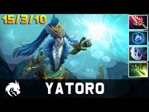 Yatoro Naga Siren | New Patch 7.32c | Dota 2 Pro MMR Gameplay #46