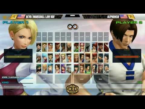 "BBR" KOFXIV  AT CEO2016 - EVB MARSHALL LAW KOF vs ALPHONSO (1080p HD)