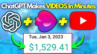 Using ChatGPT Make YouTube Videos In Minutes ($20,000 FACELESS METHOD) Make Money with ChatGPT