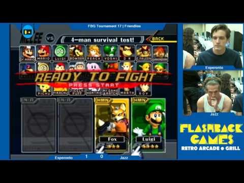 Flashback Games Presents: Tournament 17 - Esperanto (Luigi) Vs. Jazz (Fox) Winners Bracket