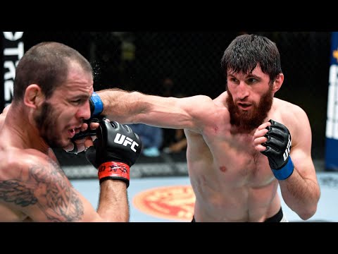 Магомед Анкалаев: лучшие моменты в UFC - видео