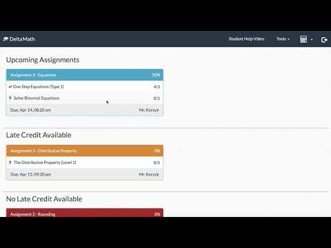 Student Deltamath Intro