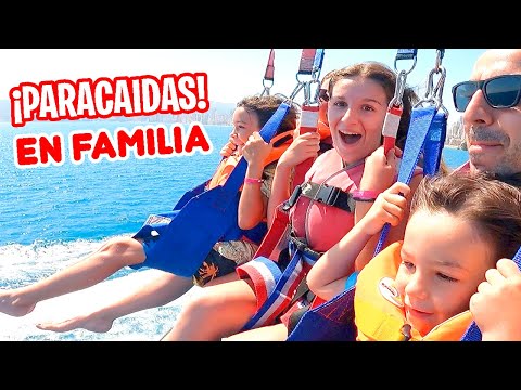 ¡Saltamos en PARACAIDAS! 🪂  + Parque acuático MAGIC ROBIN HOOD // Parasailing perfecto