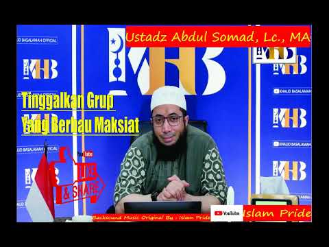 USTAD KHALID BASALAMAH   TINGGALKAN GROUP YANG TIDAK BERMANFAAT #khalidbasalamah #islam #kajian