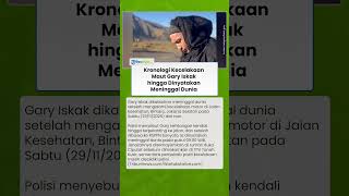Kronologi Kecelakaan Maut Gary Iskak hingga Dinyatakan Meninggal, Polisi Sebut Motor Hilang Kendali