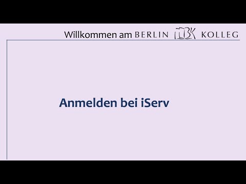 iServ: Registrierung