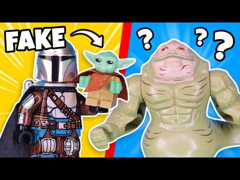 Unboxing FAKE LEGO Mandalorian and Grogu Minifigures...