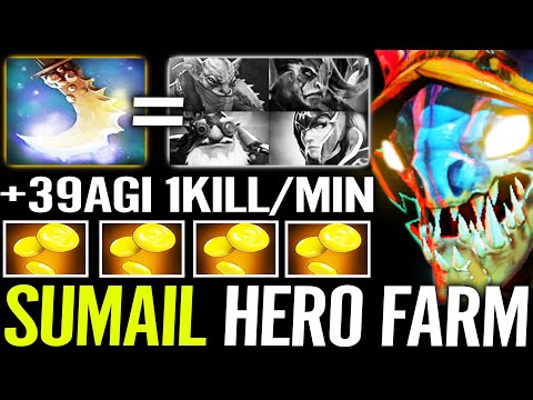 🔥 Sumail Slark WTF Hero Farming - 1st Silver Edge 1Kill Per Min Crazy Fast Farm Dota 2 Pro Carry