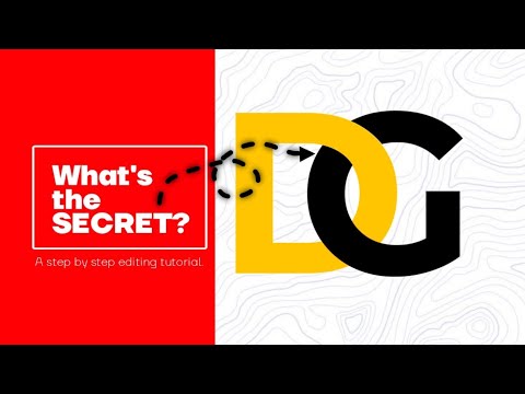 Как создать логотип из переплетенных букв с помощью Pixellab