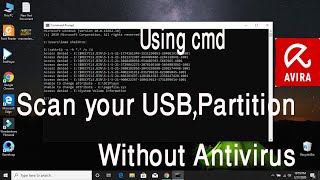 how to scan your USB drive OR partition Using CMD