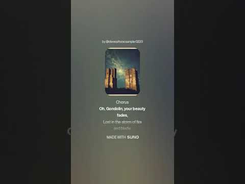 Tales from the first age - The Fall of Gondolin (A Song of Sorrow and Flame)