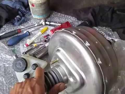 Mercedes Benz 500 SEC AMG_1985 brake booster & master cylinder replacement