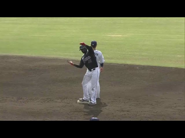 【ファーム】マリーンズ・エチェバリア 同点に追いつくタイムリー2ベースヒットを放つ!! 2021/4/25 L-M(ファーム)