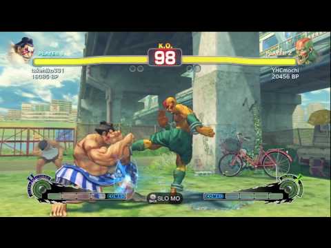 SSF4: takehiko331 [Akimo] (E. Honda) vs. YHCmochi (Dhalsim)