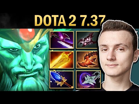 Wraith King Gameplay Miracle with Silveredge and Radiance - Dota 7.38