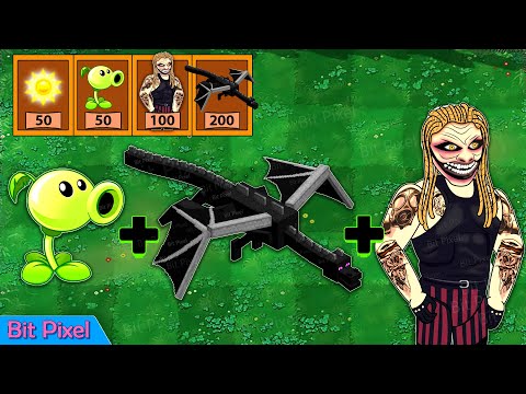 Fiend (Bray Wyatt) + Ender Dragon - Plants vs Zombies Fusion Animation ❤️ Bit Pixel