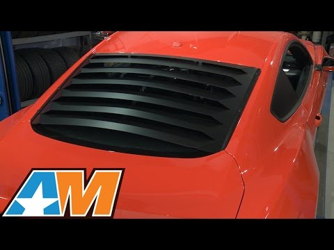 2015-2017 Mustang Aluminum Rear Window Louvers Review & Install