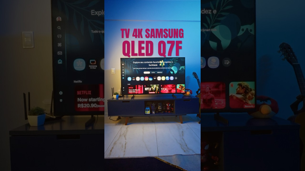 Miniatura da avaliação em vídeo de Smart TV Samsung QLED 50Q7F 50 Polegadas 4K