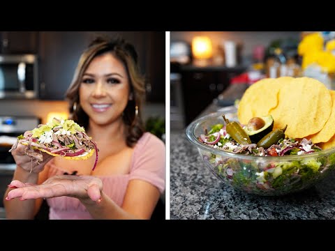 How To Make TOSTADAS DE SALPICÓN | MEXICAN SHREDDED...