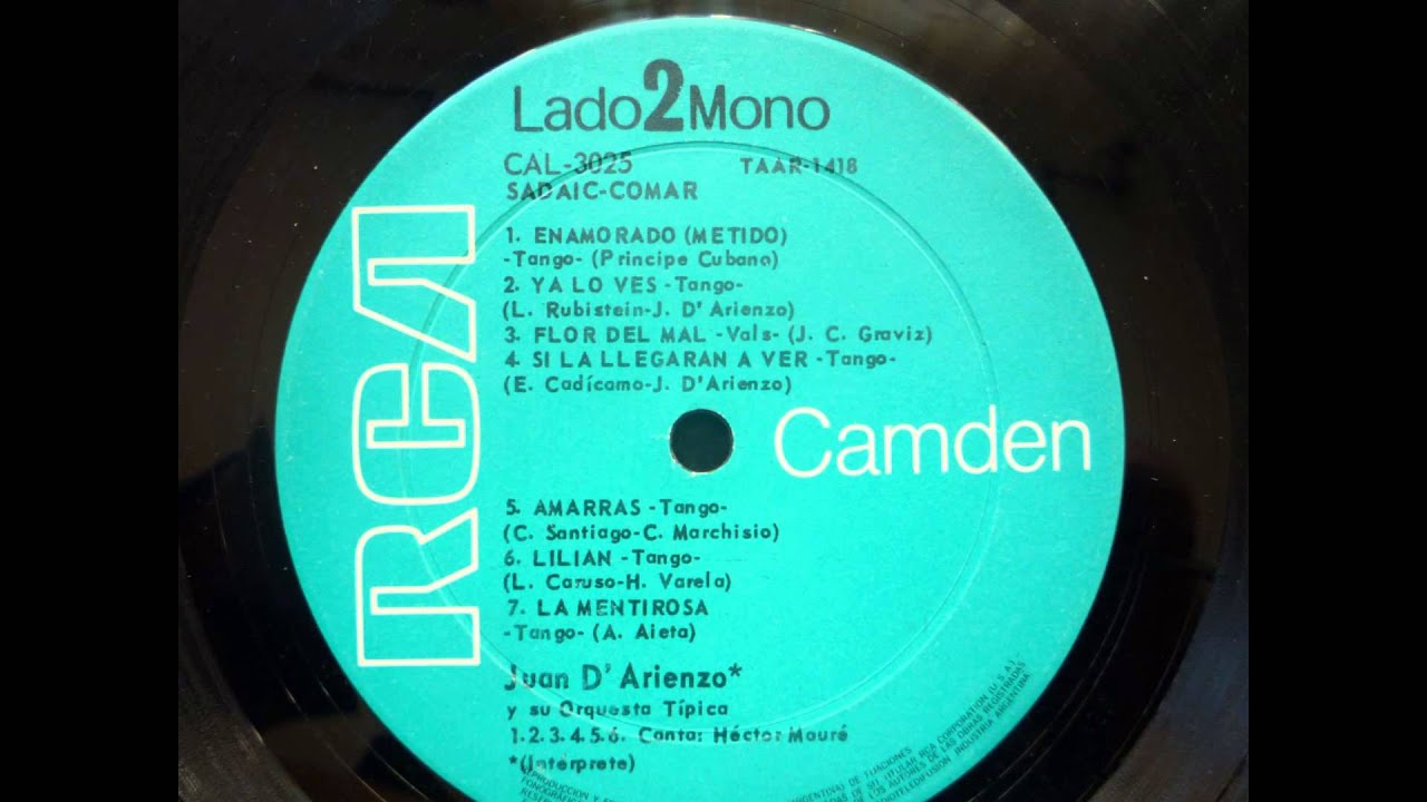 Juan D'Arienzo - Amarras - Tango