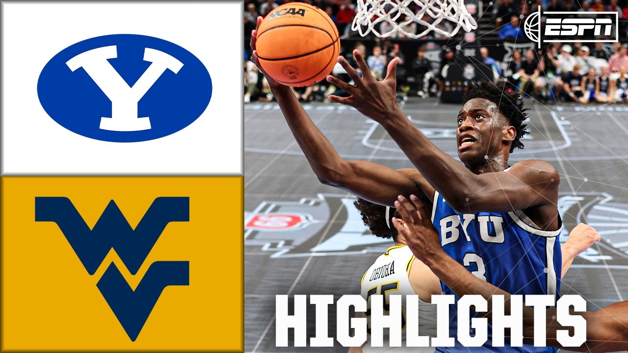 BYU Cougars vs. West Virginia Mountaineers | Big 12 MBB Tournament Highlights | ESPN CBB