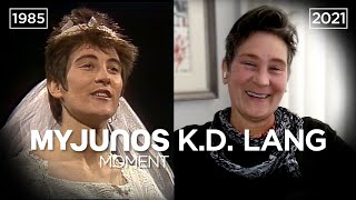 K.D. Lang looks back at her iconic Junos win for most promising female | Junos 50th