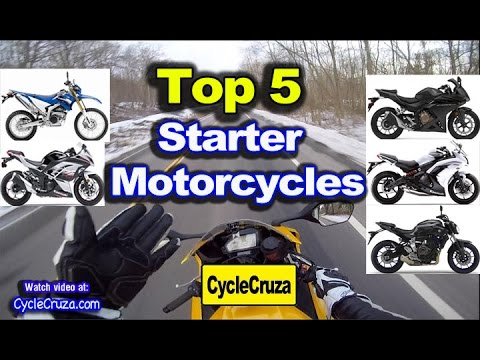 Top 5 Starter Motorcycles For New Riders Video