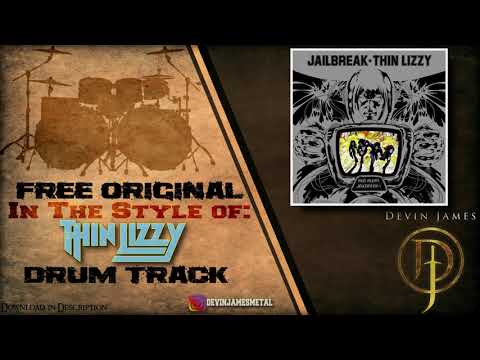 Thin Lizzy Styled Free Original Drum Track - 90 BPM (FREE WAV & MIDI DOWNLOAD)