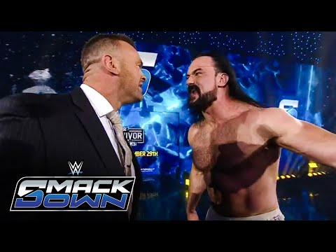 Nick Aldis suspends Drew McIntyre from SmackDown: SmackDown highlights, Nov. 7, 2025
