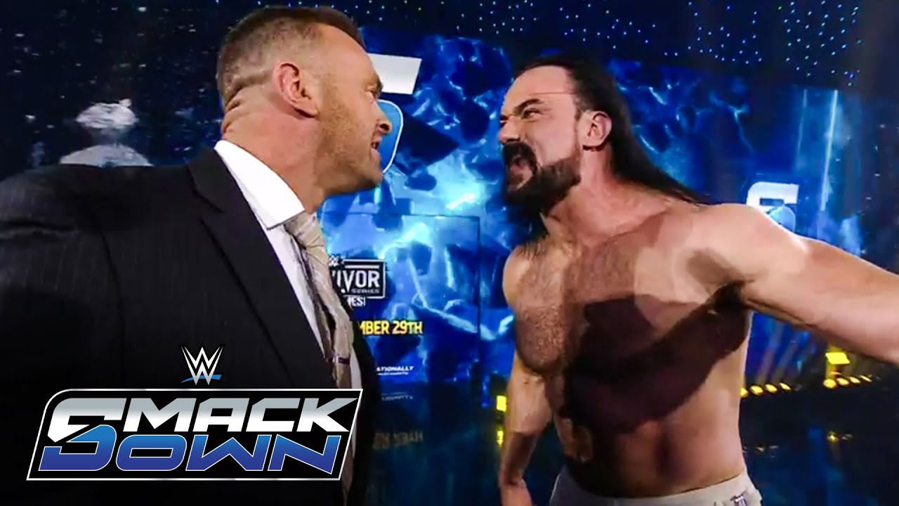 Nick Aldis suspends Drew McIntyre from SmackDown: SmackDown highlights, Nov. 7, 2025