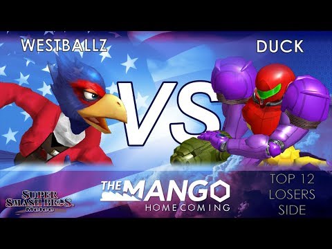 The Mango Homecoming - G2 | Westballz (Falco) VS ESE | Duck (Samus) - SSBM - Top 12- Losers Side