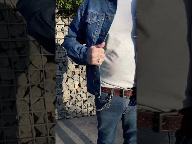 Vídeo relacionado con CoXuantion Hombre Denim Jacket para Chaquetas Vintage Vaquera Abrigo Lavado Jean Chaqueta de Moto Trucker Entretiempo Jacket con Botones 3XL,Azul