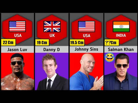 Prn Actors Penis Size From Different Countries | Top 20 Big Penis Size Prnstars