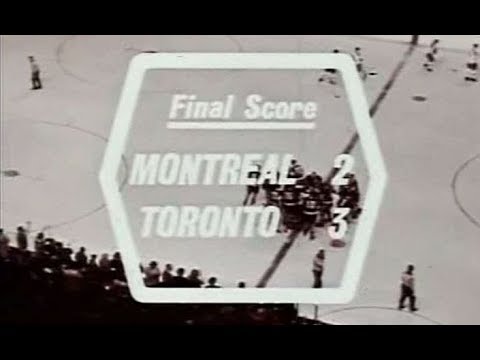 1967 Stanley Cup Final. Game 3. Montreal at Toronto.