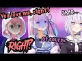 ENG SUB Sasaki Threatens Aqua To Say I Love You Offline Collab