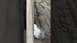 Silt deposit removing #hydropower