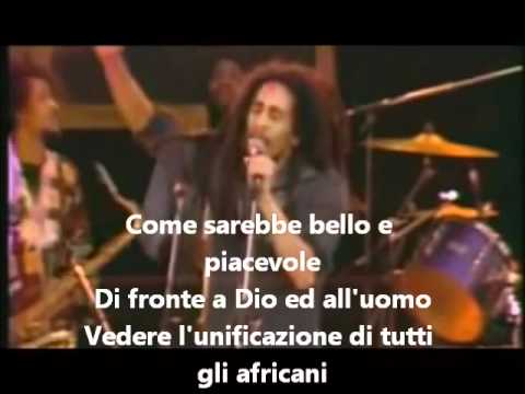 Bob Marley-Africa Unite (Traduzione in Italiano) live in Santa Barbara 1979.wmv