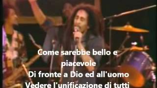 Bob Marley-Africa Unite (Traduzione in Italiano) live in Santa Barbara 1979.wmv