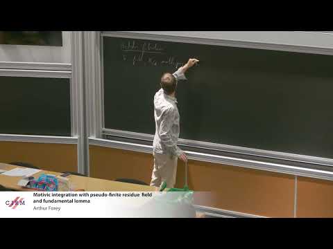 Arthur Forey : Motivic integration with pseudo-finite residue field and fundamental lemma