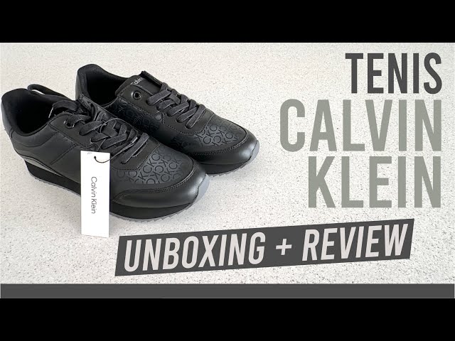 Vídeo relacionado con Calvin Klein Tenis Retro para Mujer con Cordones de Nailon MG Yw0yw01990, Negro Triple Negro, 39 EU