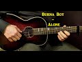 How to play BURNA BOY - ALONE  Wish-Wednesday Acoustic Guitar Lesson - Tutorial
