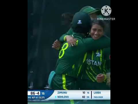 Pakistan vs Zimbabwe under 19 women T20 World Cup 2023