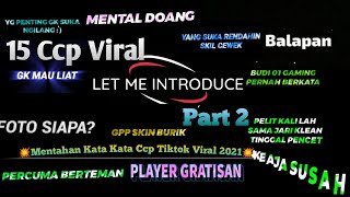 Download lagu Kumpulan Mentahan Ccp Kata kata Tiktiok viral 2021 || Ccp Viral buat jedagjedug slowmotion part 2🔥 mp3