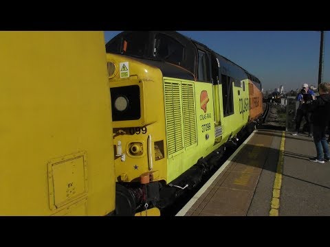 Colas Rail Class 37 No. 37099 - Clapham Jct - Dollands Moor to Derby R.T.C. - 20th Oct 2018