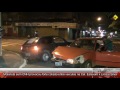 Motorista sem CNH provocou forte colisão entre veículos na Cel. Estevam x Lima e Silva