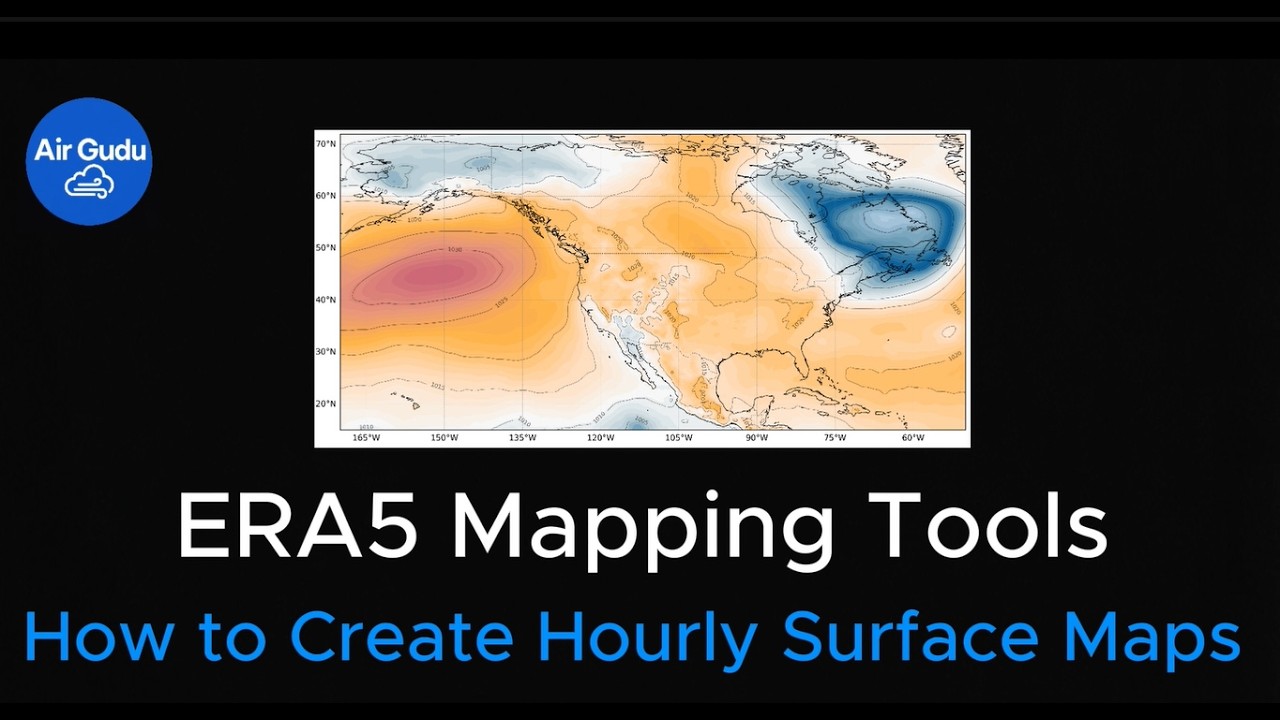 How to Create ERA5 Surface Maps and Animations
