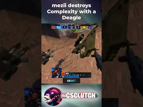 mezii Destroys Complexity with a Deagle! - CSGO HIGHLIGHT - #shorts #csgo