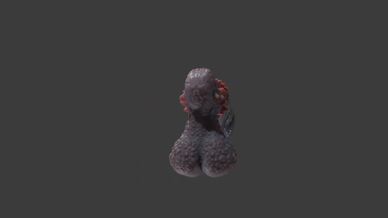 फैंटेसी गूजू ड्रैगन पेनिस सेक्सटॉय रिग्ड 3D मॉडल